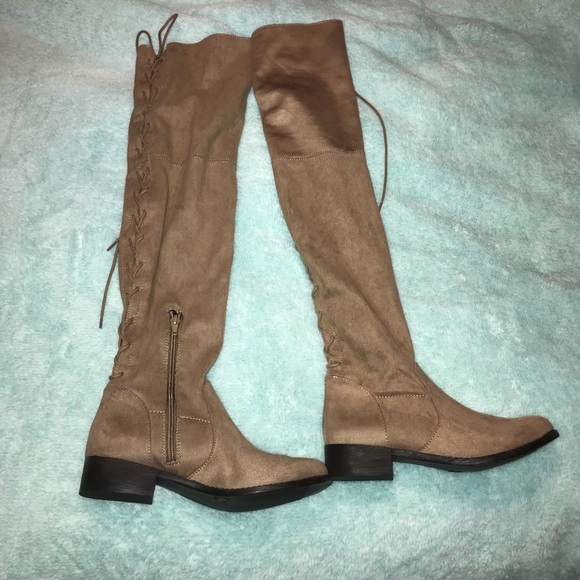 american eagle thigh high boots